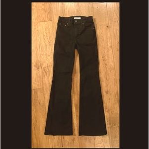 Levi’s black flared leg jeans